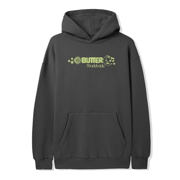 Butter Goods Pullover Hood Washed Black Zodiac